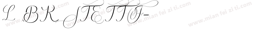 LBRITE TTF字体转换